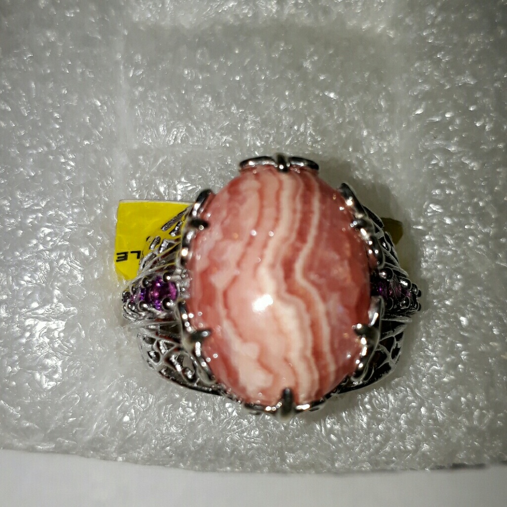 ORISSA ARGENTINIAN RHODOCHROSITE RING